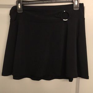 Elegant black with diamonds night out date skirt